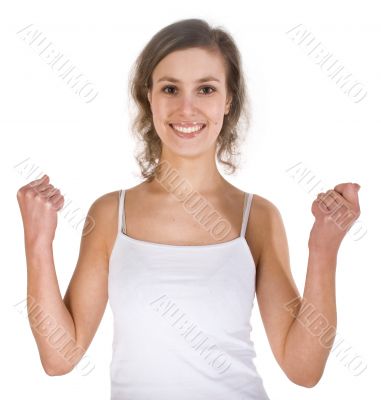 Laughing woman