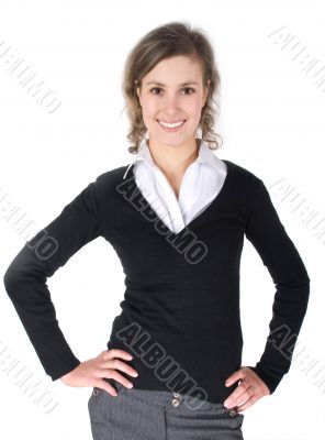 Confident girl