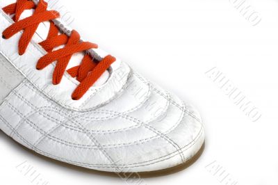 half sport shoe isolated on the white background