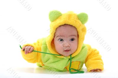 crawling toddler