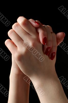 praying