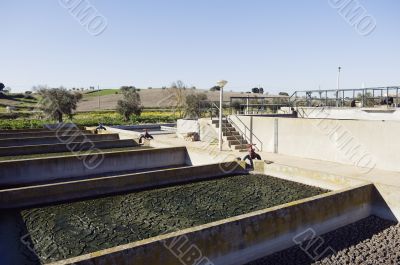 Wastewater sanitation plant