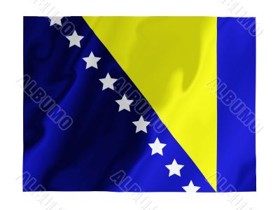 Bosnia Herzegovina fluttering