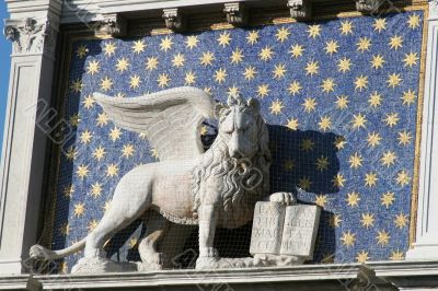 The lion from mosaic