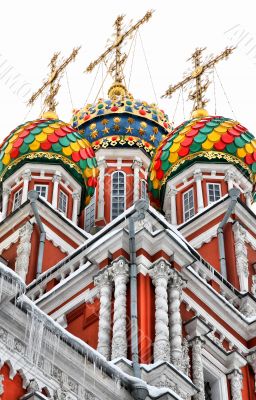 Cupolas of the temple