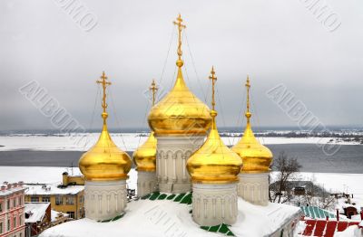 Gold cupolas