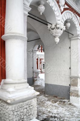 Entrance into the temple