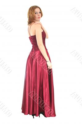 woman in red