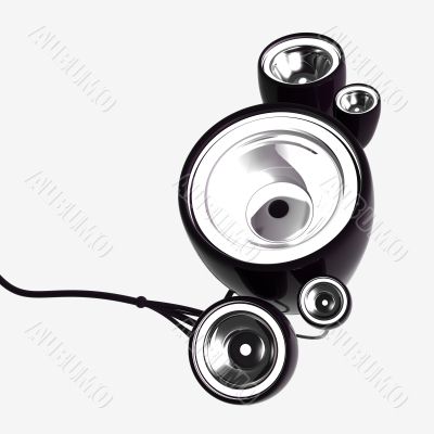 Sub woofer black