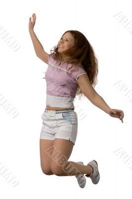 jumping girl