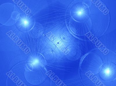 Blue abstract background