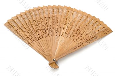 Wooden fan