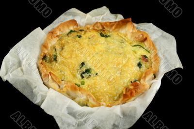 Spinach And Bacon Quiche 1