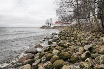 On the shore