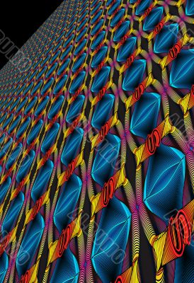 abstract pattern in perspective.