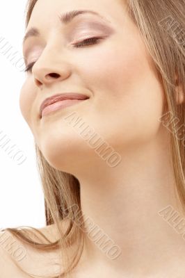 bright picture of smiling woman