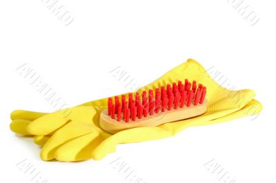Red brush