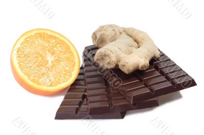 Chocolate with ginger