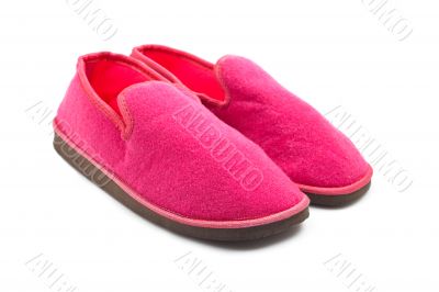 Lady pink slippers