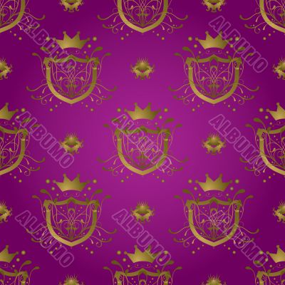 purple shield