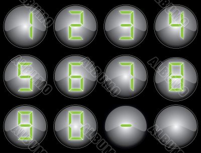 Web buttons black