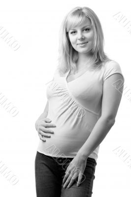 portrait of a pregnant woman
