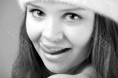happy young woman
