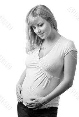 portrait of a pregnant woman
