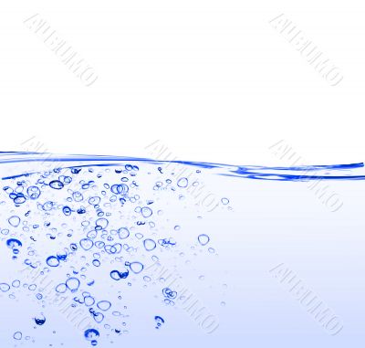 Bubbles in water
