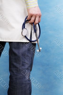 young caucasian doctor