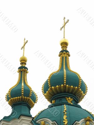 St. Andry Church cupola. Kiev. Ukraine