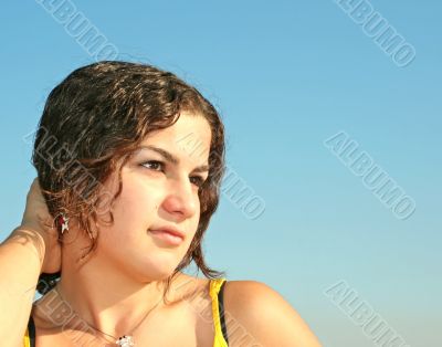 The girl