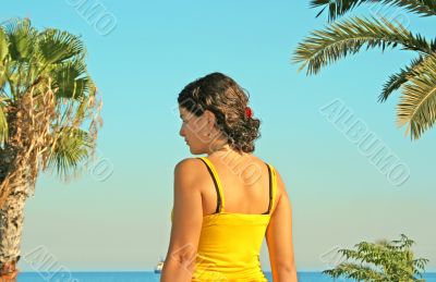 Girl and sea