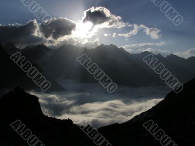 Above clouds