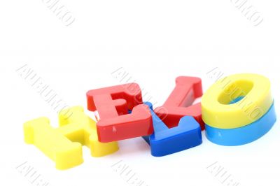 Close-up of letters. Great details !