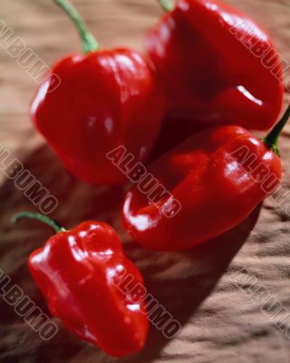 Red peppers