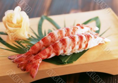 Appetizing prawn