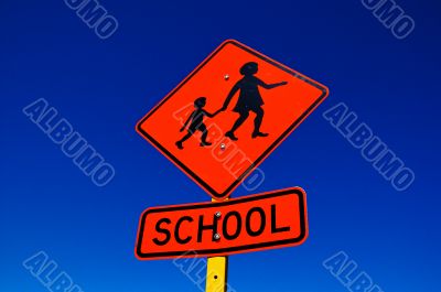 School traffic sign