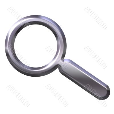 Silver Magnifying Glass