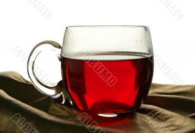 Cup of roibos fruit tea