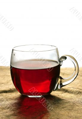 Cup of roibos fruit tea