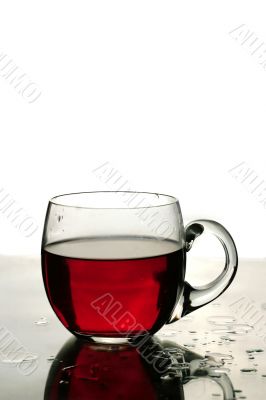 Cup of roibos fruit tea