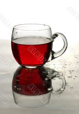 Cup of roibos fruit tea