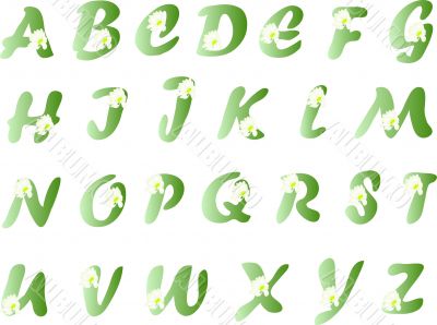 Spring alphabet