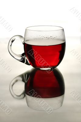 Cup of roibos fruit tea