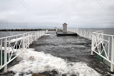 Pier of the museum