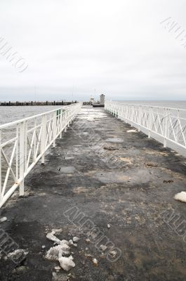 Pier of the museum