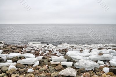 Coast of the sea