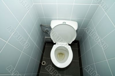 empty toilet