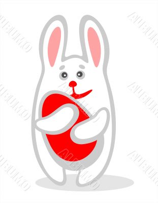 rabbit and egg